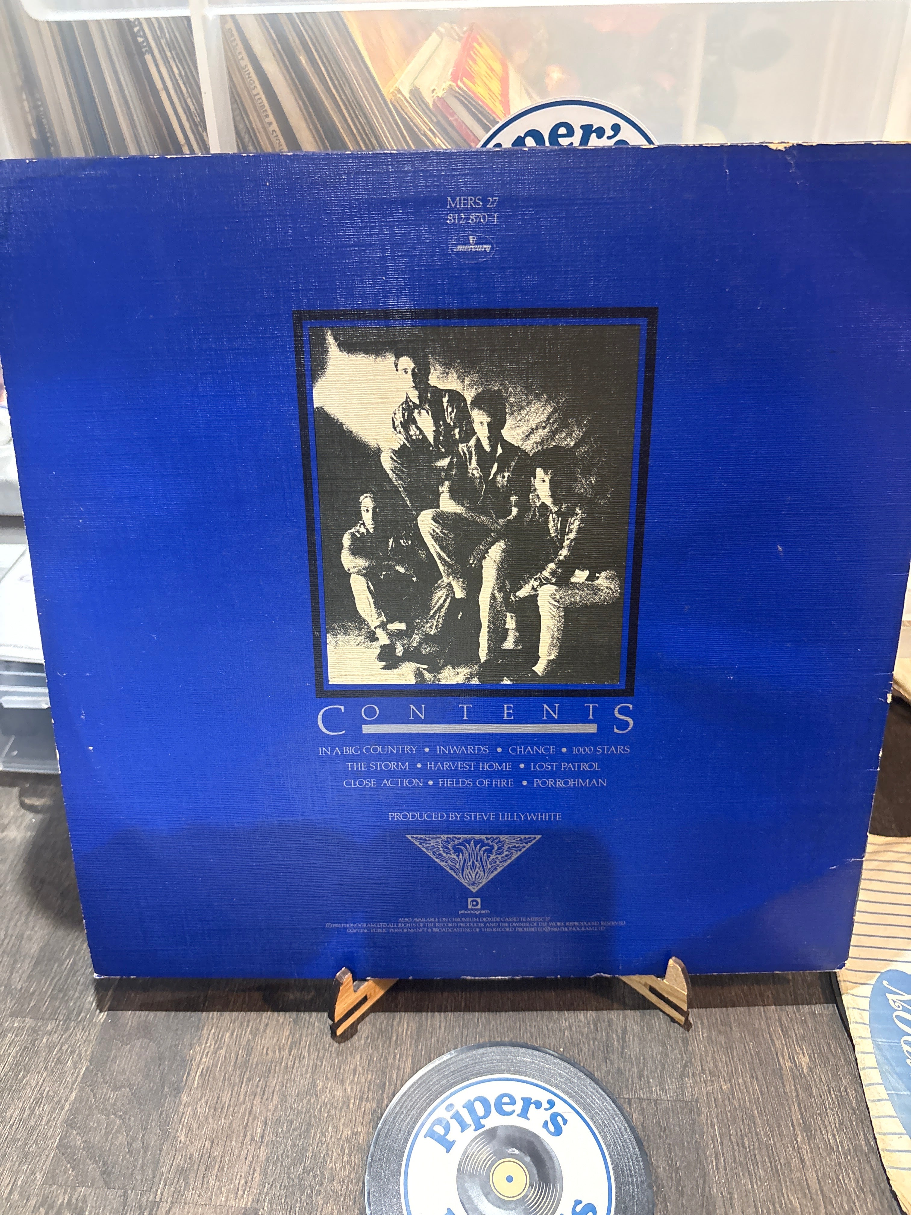 Big Country – The Crossing (Blue Sleeve, MERS27)