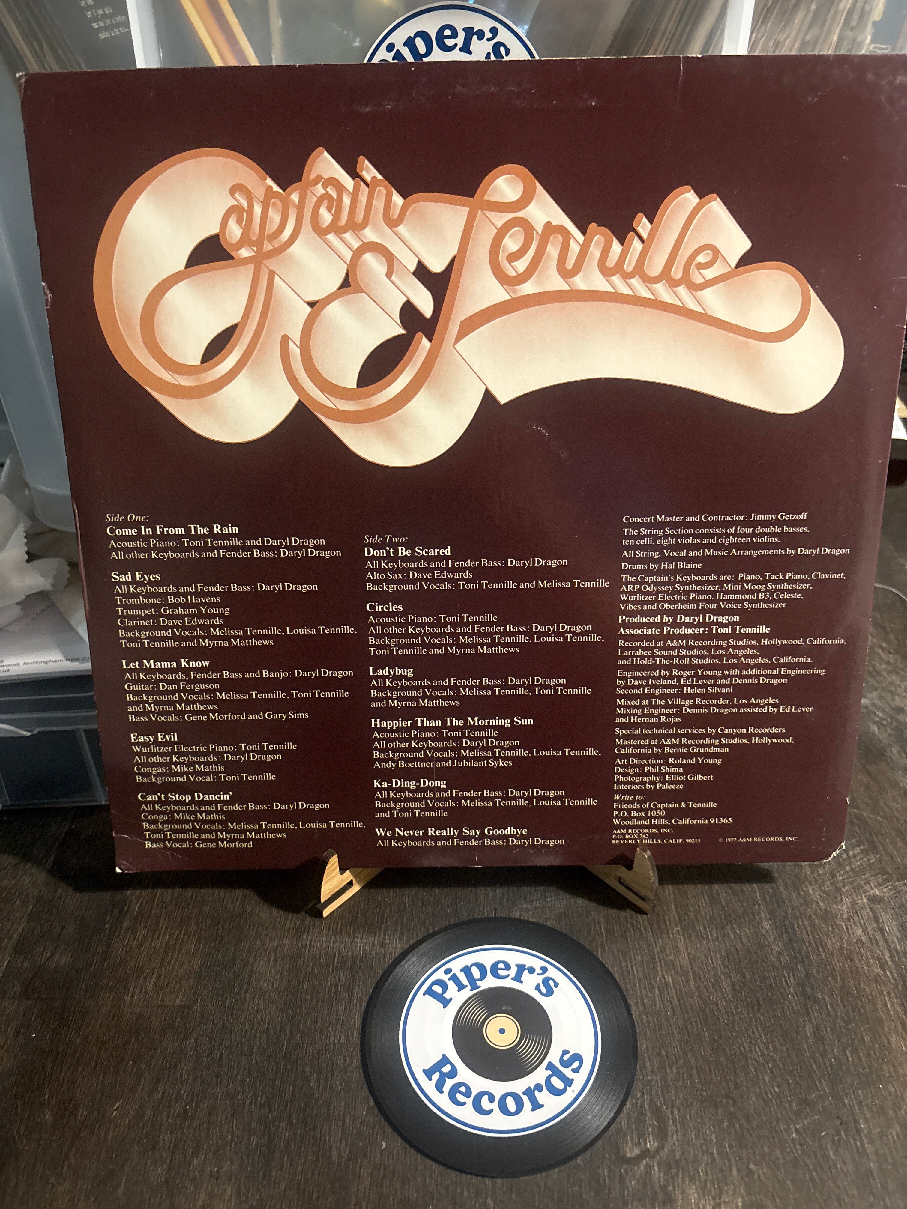 Captain & Tennille – Come In From The Rain – LP