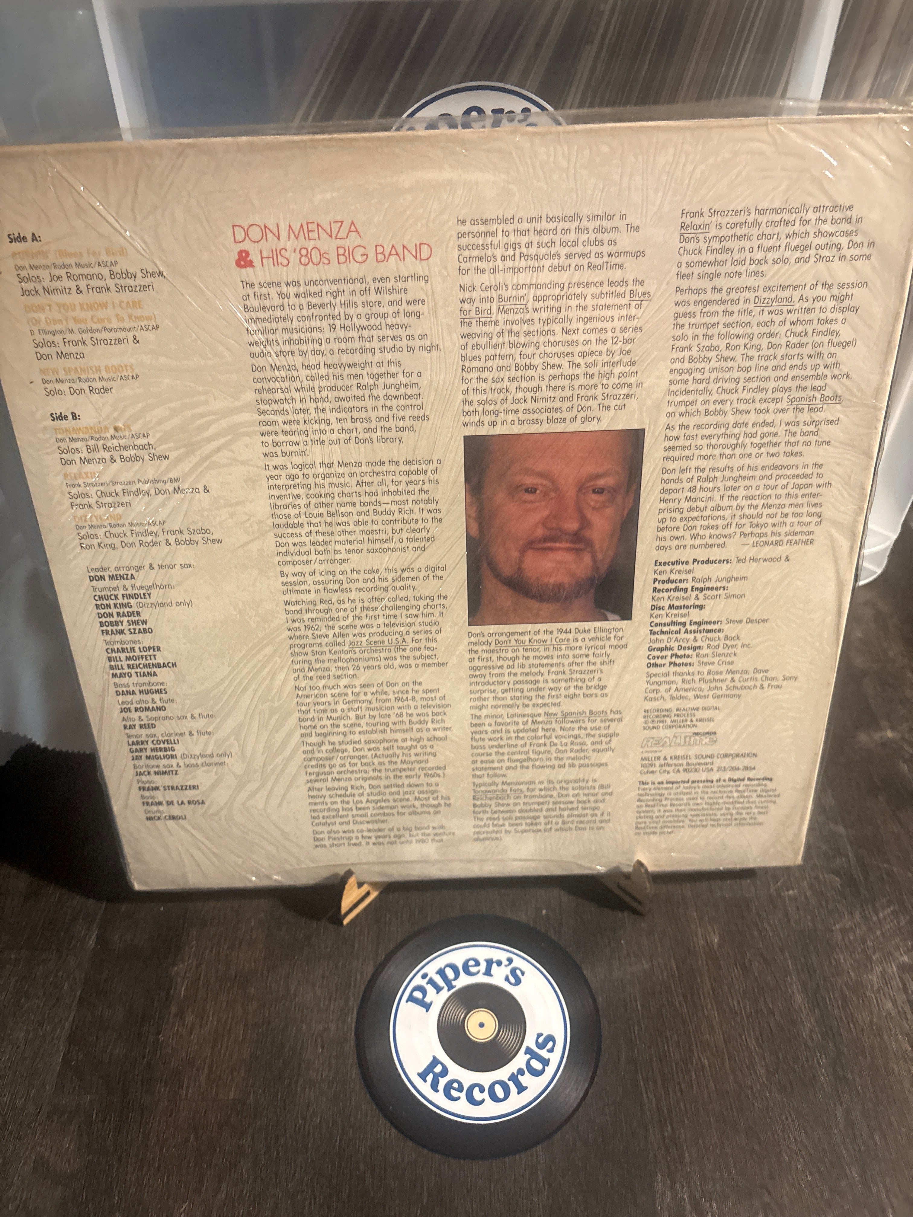 Don Menza & His ’80s Big Band – Burnin’ (RT‑301)