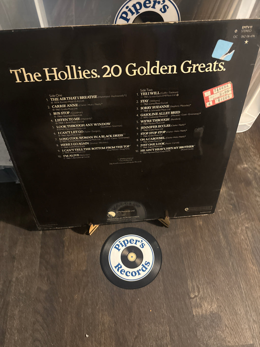 The Hollies – 20 Golden Greats (LP, Compilation, 1978)