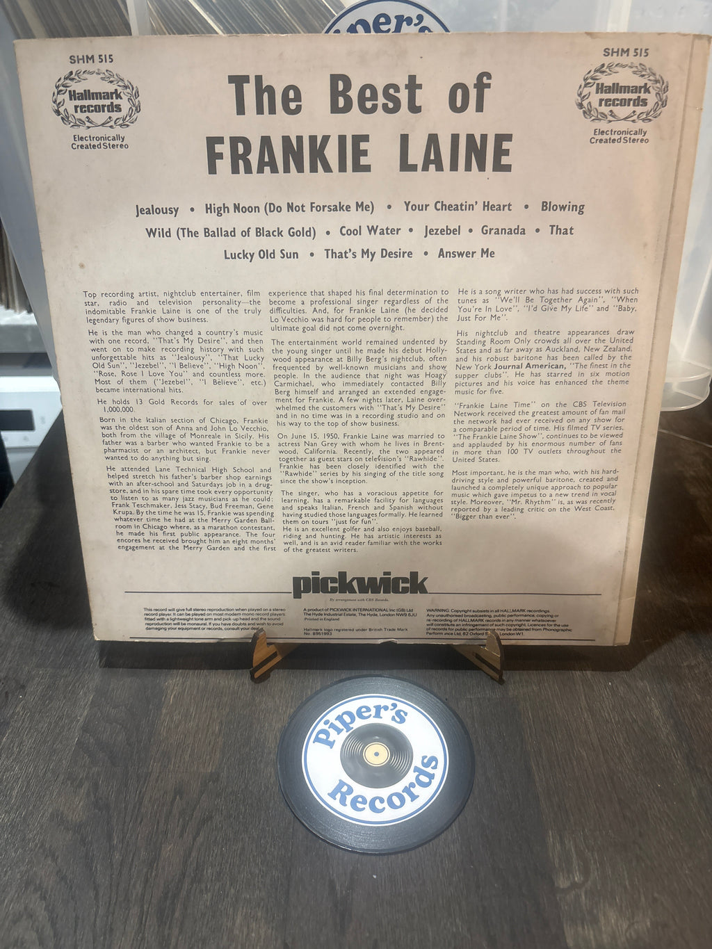 Frankie Laine – The Best Of Frankie Laine (LP)
