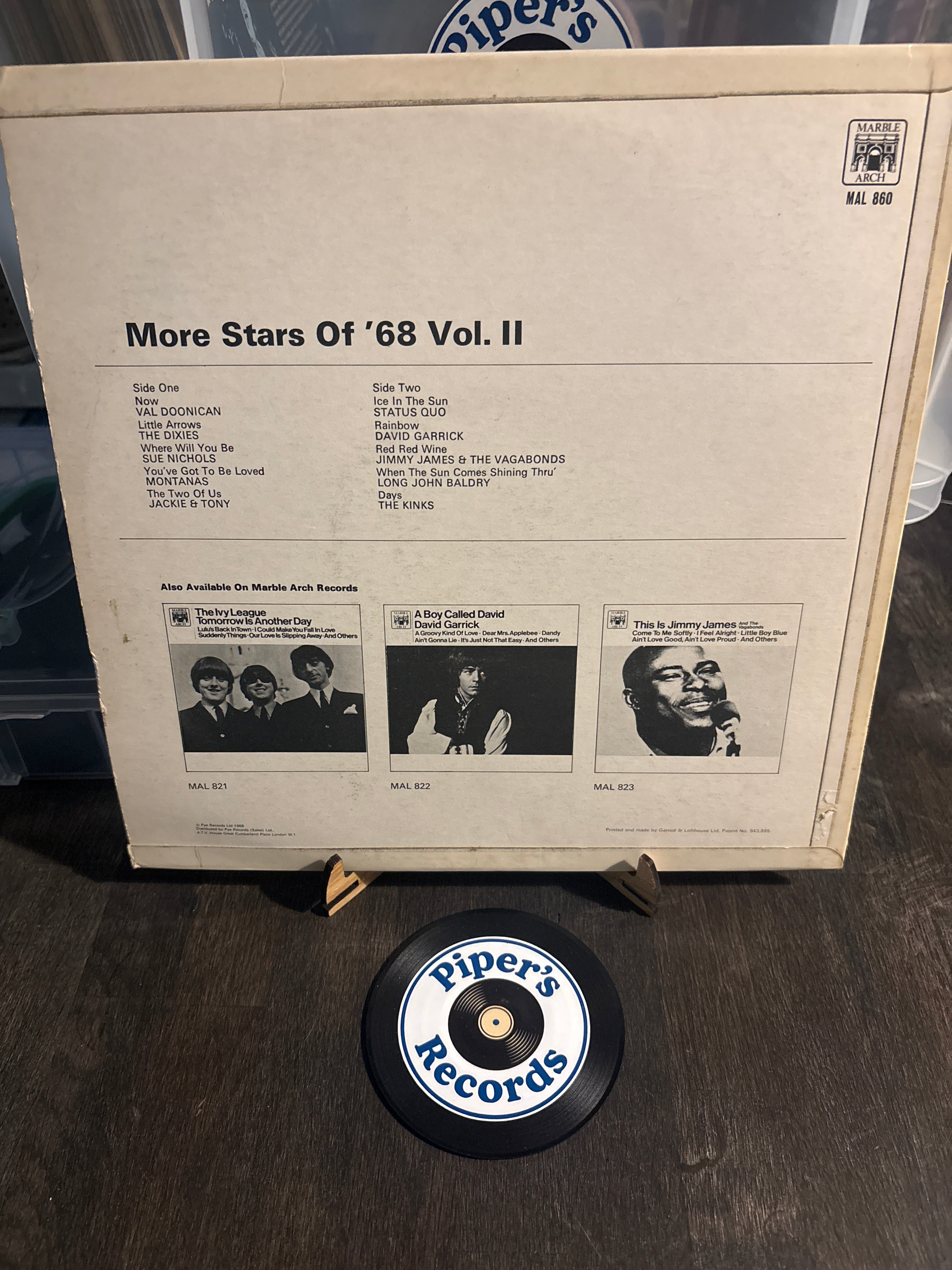 Various – More Stars of ’68 – Volume II (LP, Compilation, 1968 UK Press)