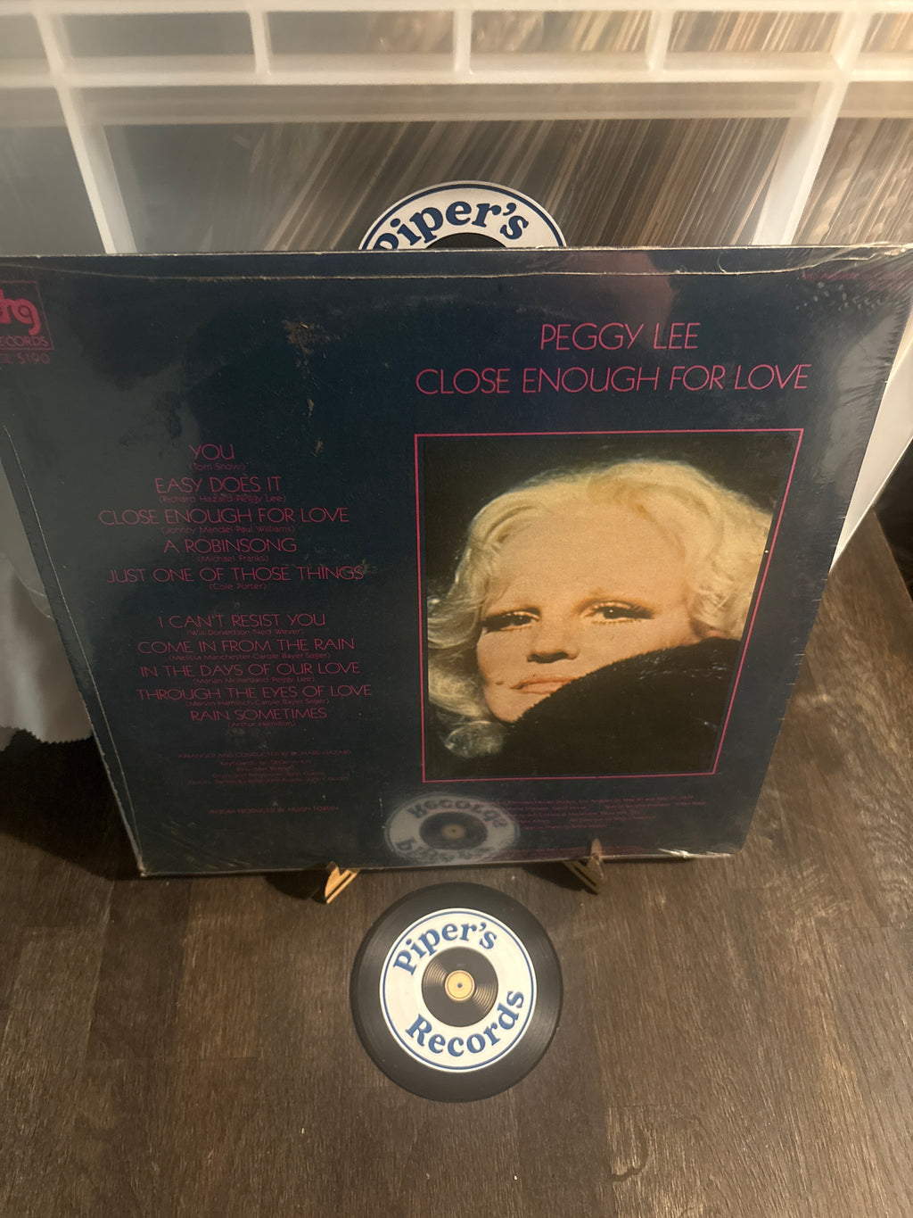 Peggy Lee – Close Enough For Love (SL‑5190)