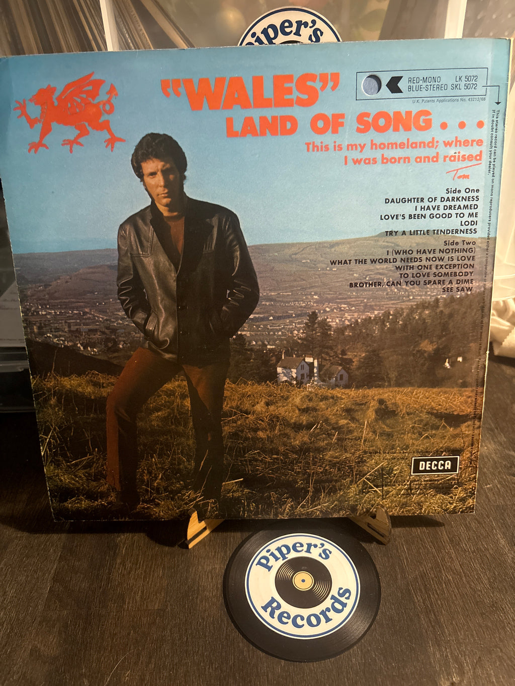 Tom Jones – I Who Have Nothing (1970 UK Decca – SKL 5072)