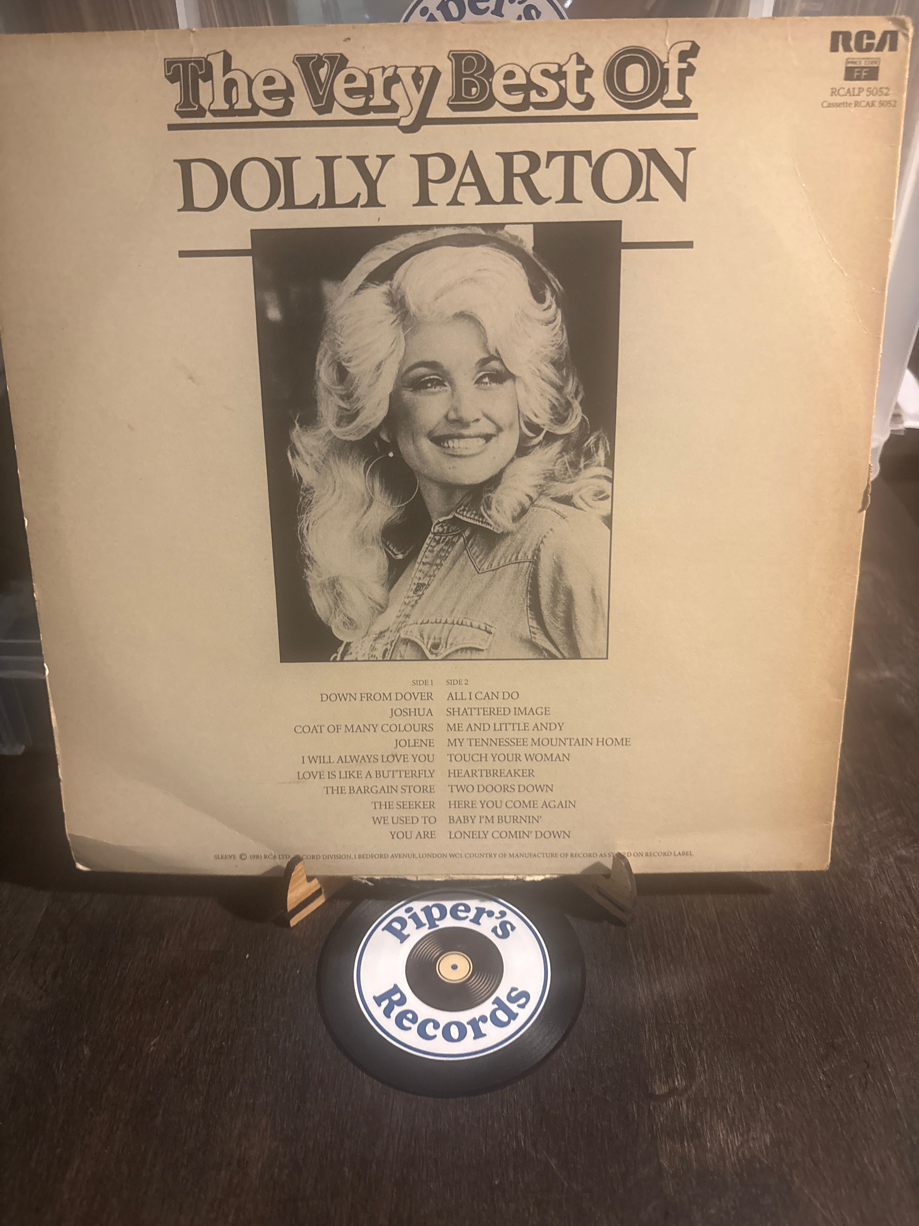 Dolly Parton – The Very Best Of (1981 UK LP)