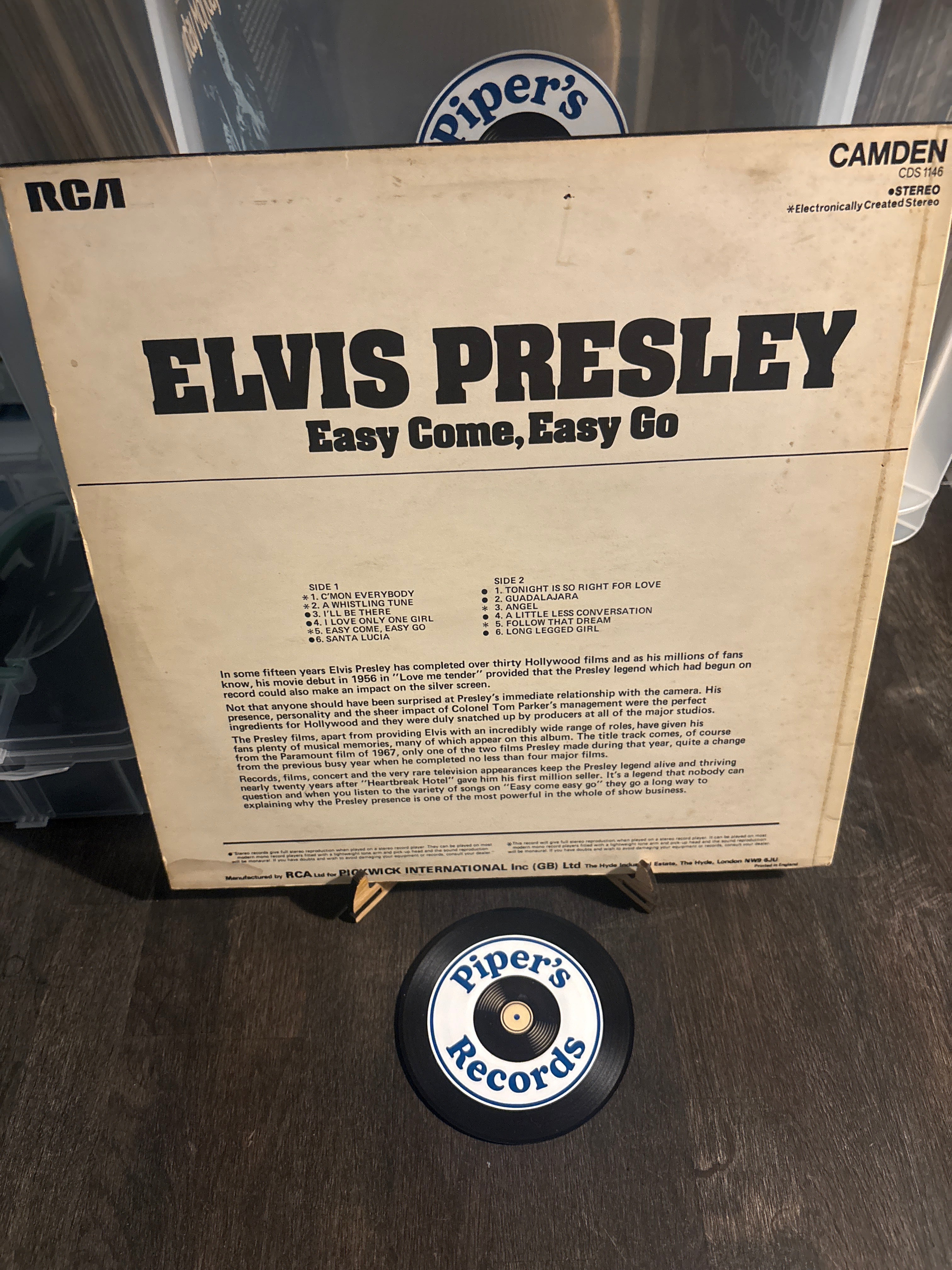 Elvis Presley – Easy Come, Easy Go (LP, Compilation)