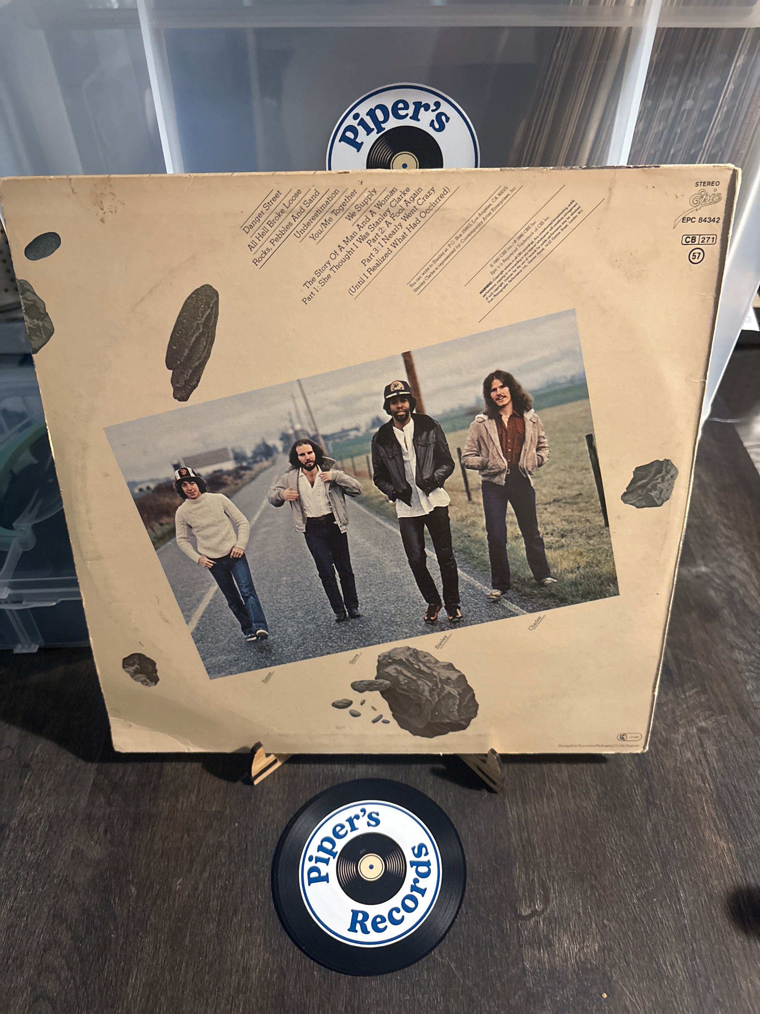 Stanley Clarke – Rocks, Pebbles and Sand (LP, 1980, UK)