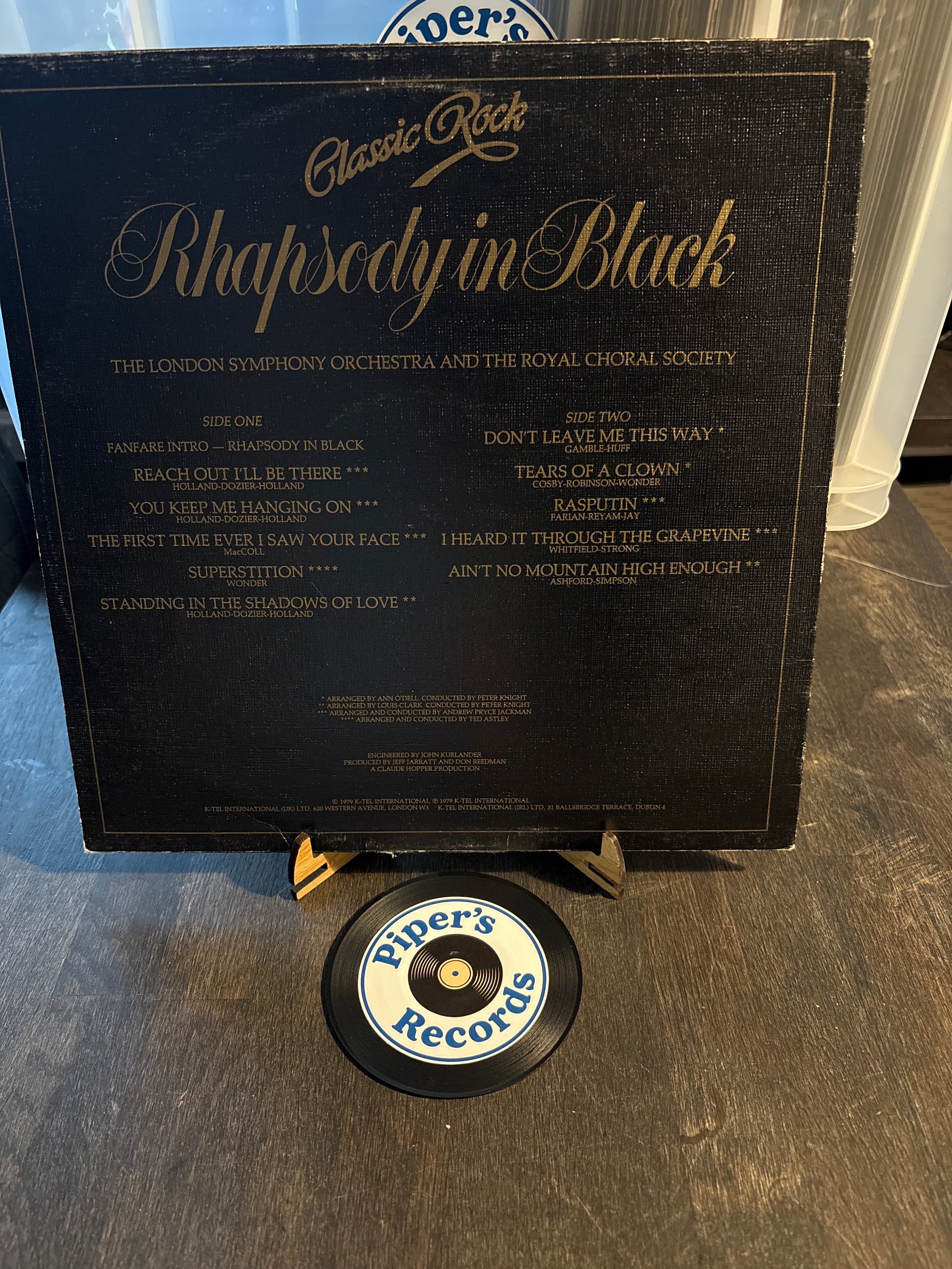 The London Symphony Orchestra – Rhapsody In Black (LP)