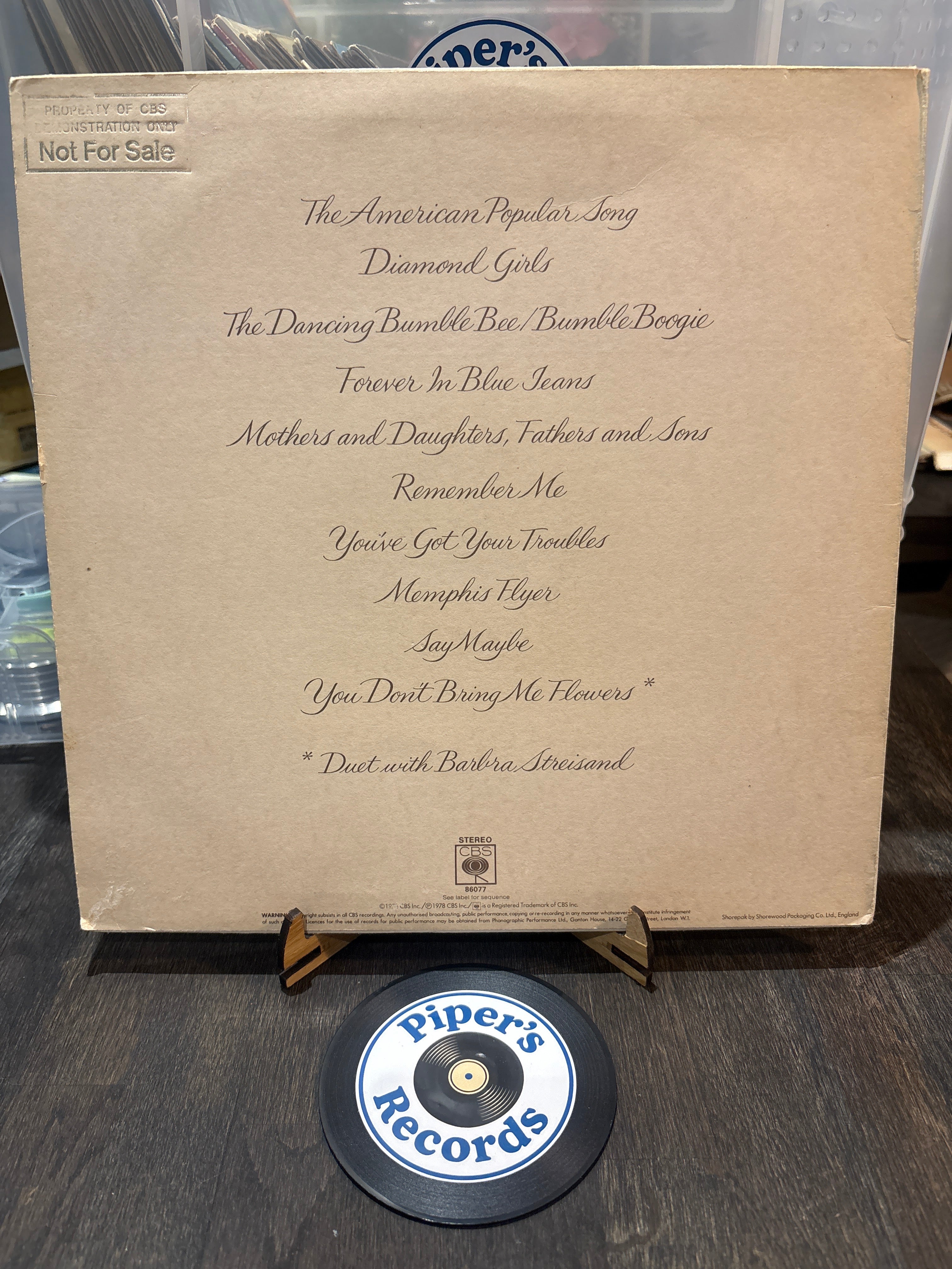 Neil Diamond – You Don’t Bring Me Flowers (LP)