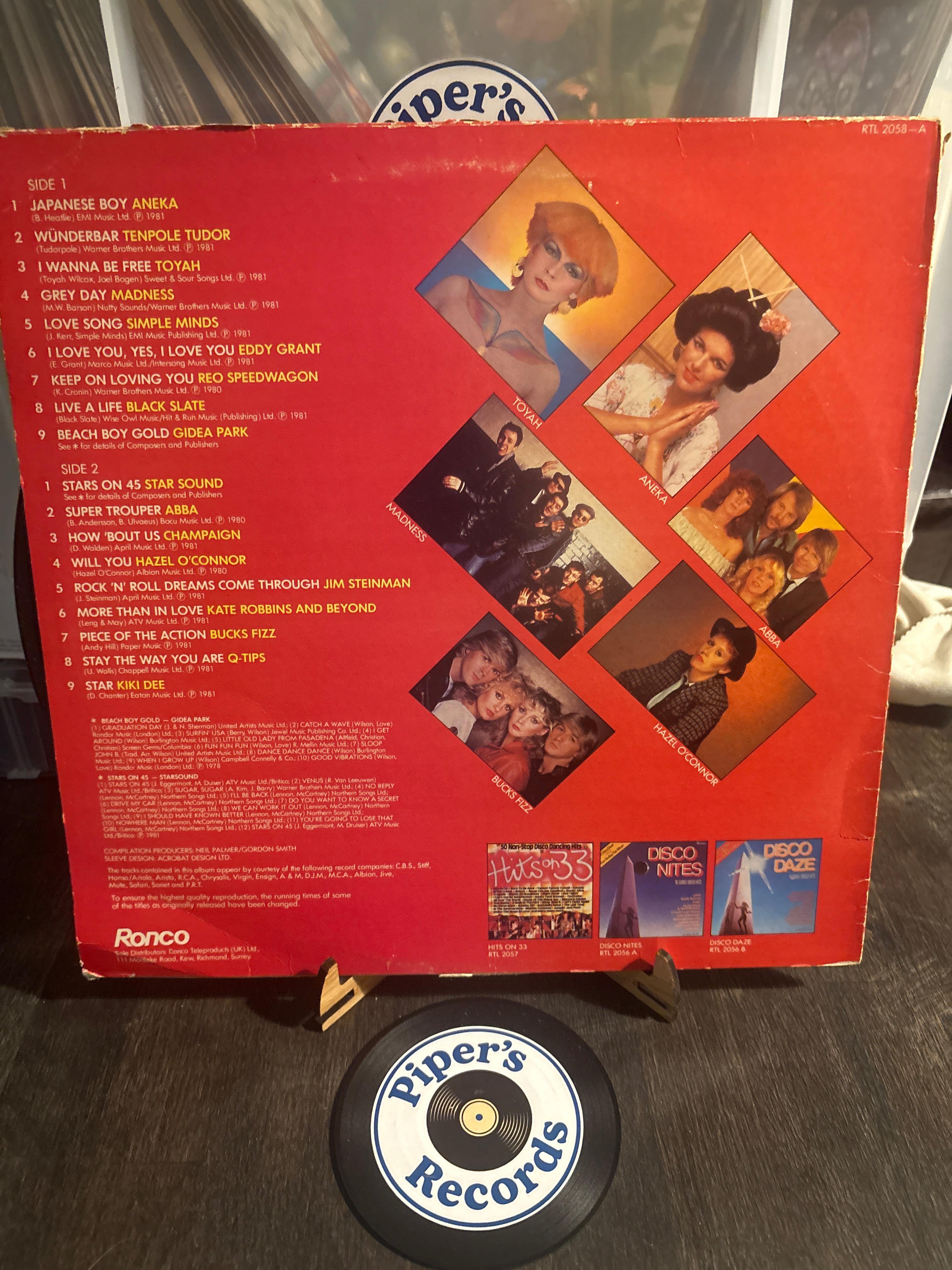 Various Artists – Super Hits #1 (Ronco – RTL 2058‑A, 1981)