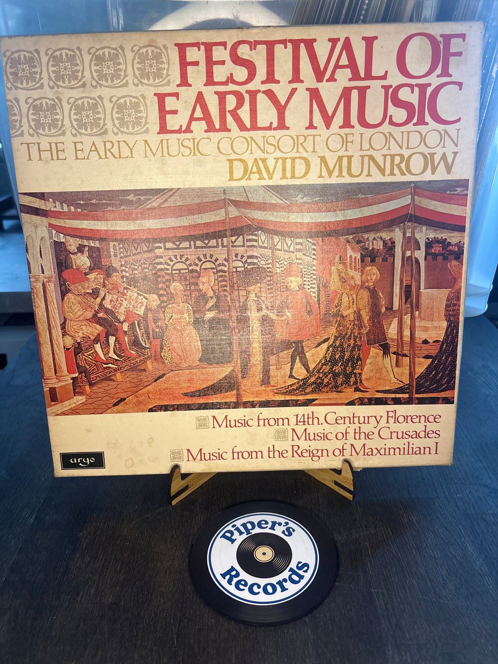 A Festival of Early Music — Argo D40D 3 (3×LP Box Set, 1977)