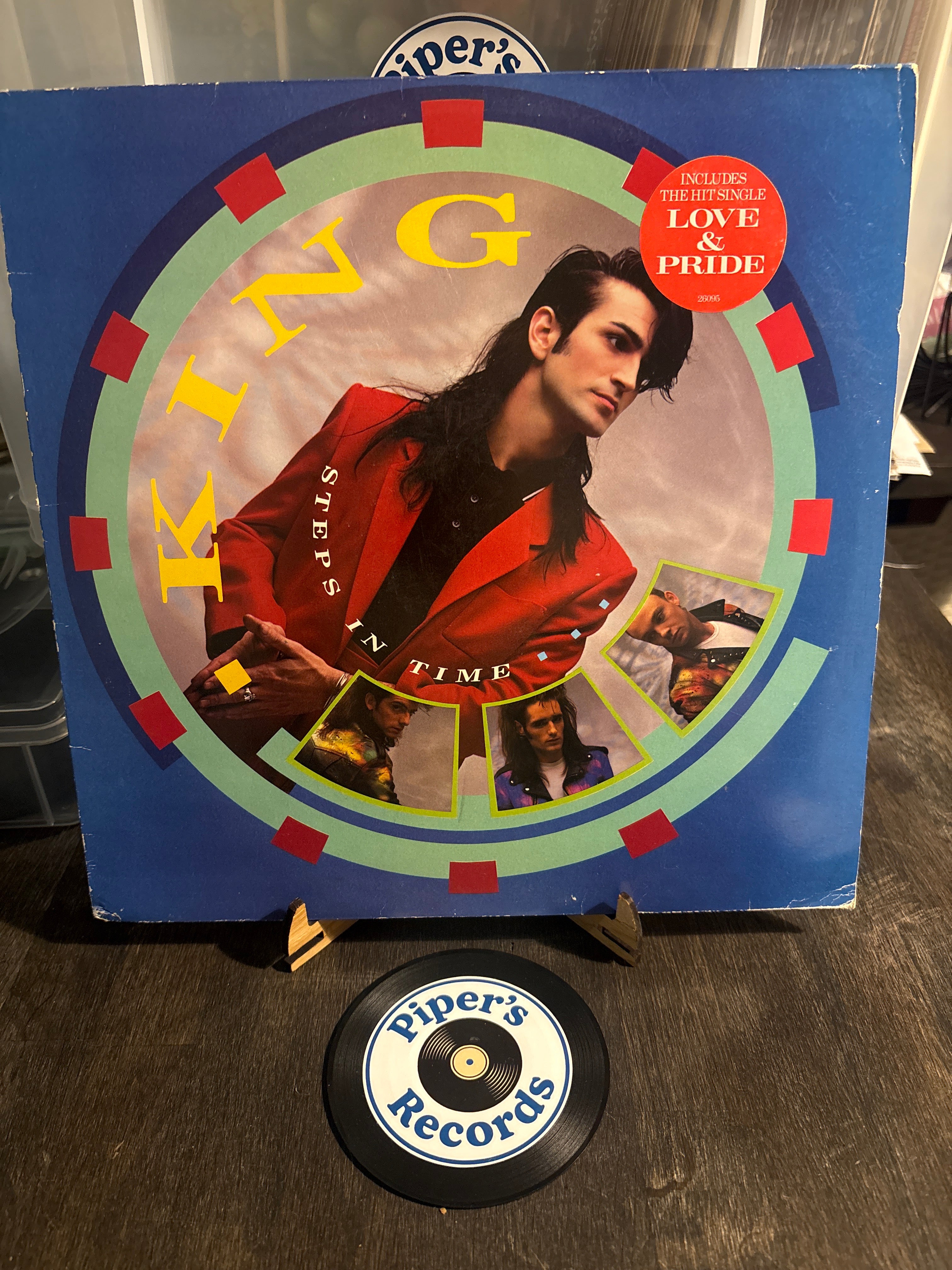 King – Steps In Time (LP, Album, 1984 UK Press)