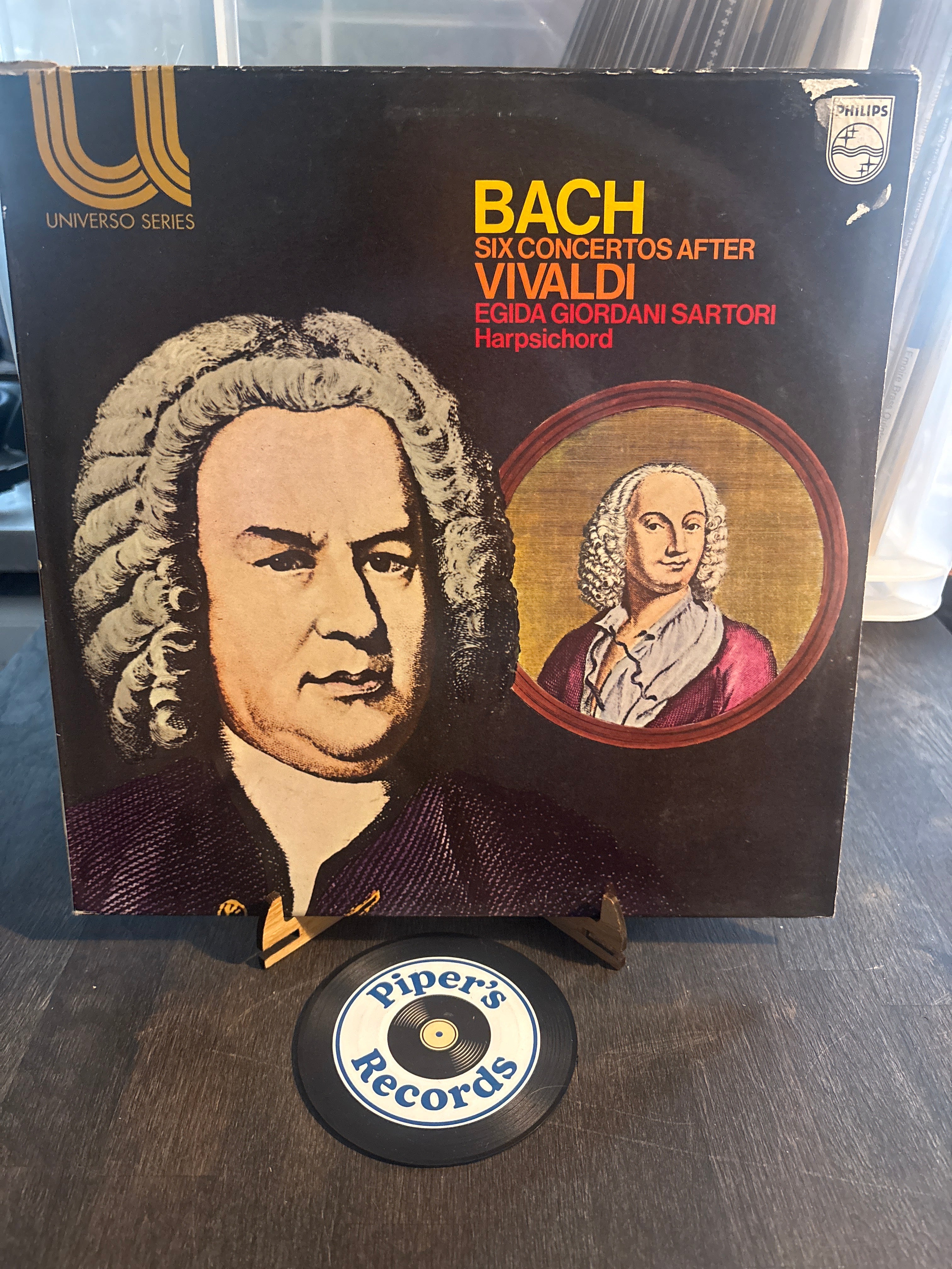Bach – Six Concertos After Vivaldi
Egida Giordani Sartori – Harpsichord
Philips