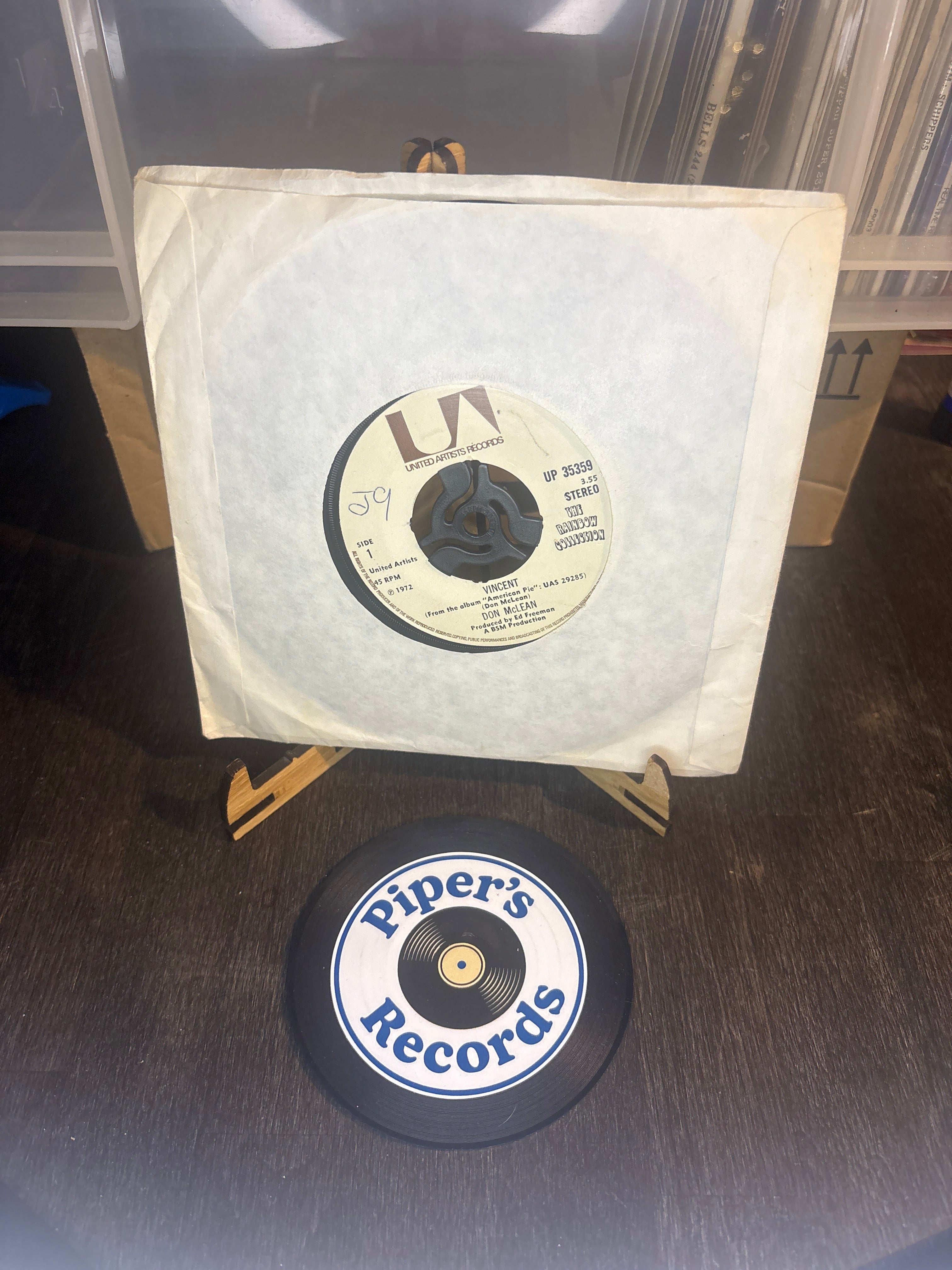Don McLean – Vincent (1972 UK 7" Single)
